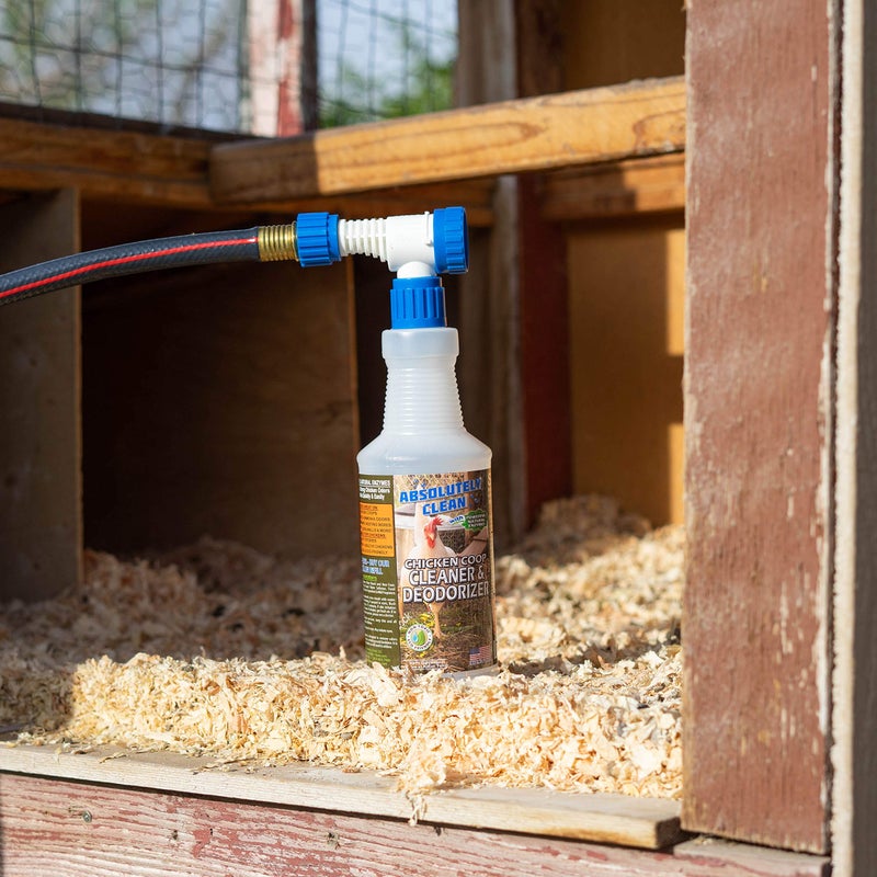 Absolutely Clean Chicken Coop Cleaner and Deodorizer, Veterinarian Approved, Powerful, Natural Enzyme Cleaner Safely Eliminate Tough Messes and Odors, Made in Colorado - Image 2